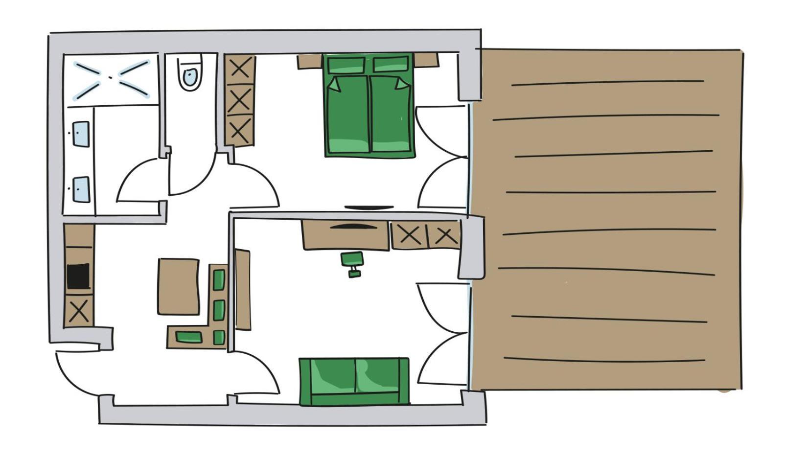 Das Glemm Hotel Saalbach-Hinterglemm Szoba fotó